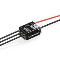 Miniatűr elektronikus Váltakozó áramú szabályzó 30A EZRUN sorozat 30A szenzoros vagy szenzor nélküli motorokhoz, Mini-Z 1:28 RC autókhoz. Fejlett programozási lehetőségek (a pro XERUN sorozat szintjén, beleértve a Turbo időzítést), beépített BEC stabilizátor 6/7,4V max. 3,5A. Méretek 22,7x14,2x11,8mm, súly 5g (kábelek nélkül).