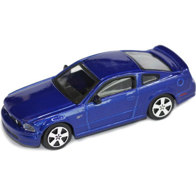 Bburago Ford Mustang GT 1:43 modrá metalíza