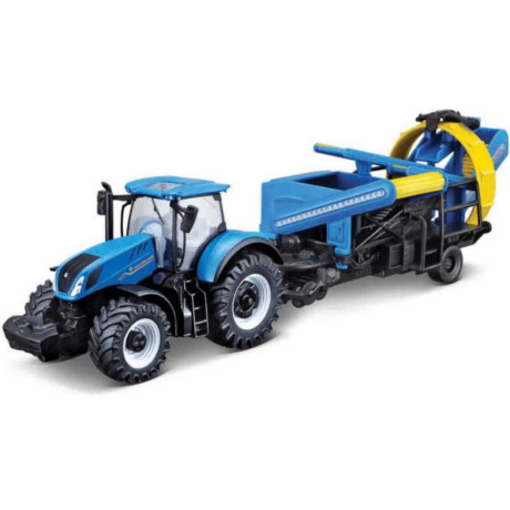 Bburago New Holland T7.315 s kultivátorem
