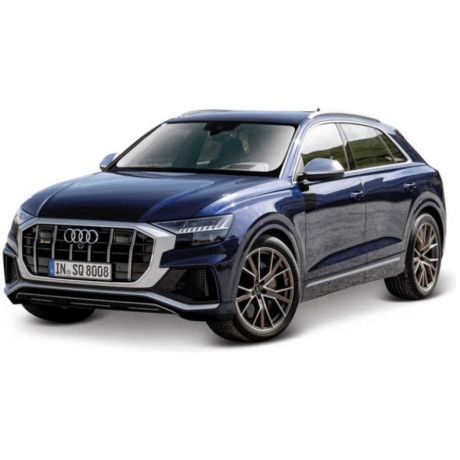 Bburago Audi SQ8 1:32 modrá metalíza