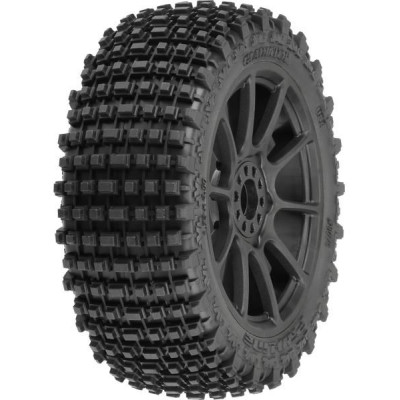 Pro-Line kolo 3.3", pneu Gladiator M2, disk Mach 10 H17 černý (2)