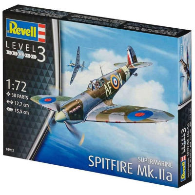 Plastic ModelKit letadlo 03953 - Spitfire Mk. IIa (1:72)