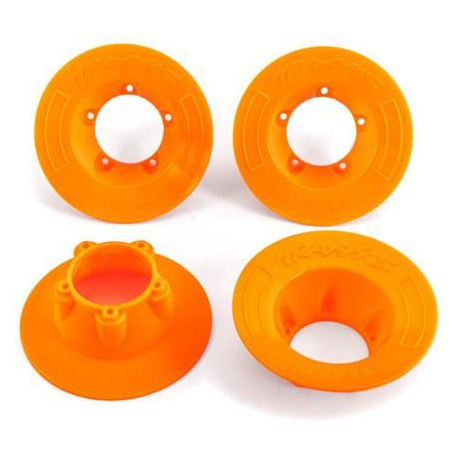 Traxxas poklice disku oranžová (4) (pro NO9572)