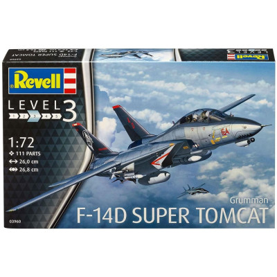 Plastic ModelKit letadlo 03960 - F-14D Super Tomcat (1:72)
