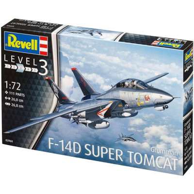 Plastic ModelKit letadlo 03960 - F-14D Super Tomcat (1:72)