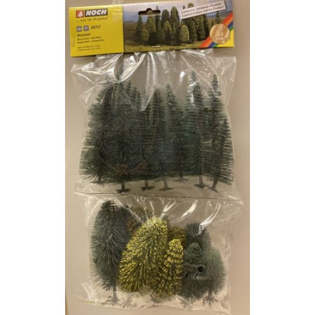 NOCH Zmiešaný les 25 stromov 6,5-15cm