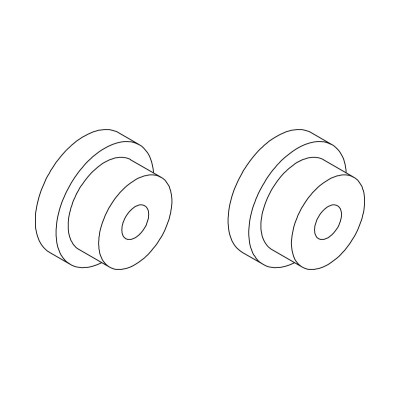 Turbo Racing kluzné ložisko (sekundární převod) 4ks