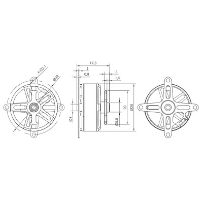 KAVAN Brushless Motor PRO 2813-1500
