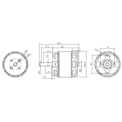 KAVAN Brushless Motor PRO 3536-850