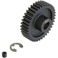 Az Arrma acél fogaskerék 37T M1 Safe-D8 tökéletes alkatrész RC modellautójához. Precíziós széles fogprofil a sima futás érdekében, "D" alakú furat a motortengely profiljához illeszkedő driftlemezzel, 8 mm-es motortengely átmérőhöz. Precíziós menet a beállítócsavarhoz, 6mm-es E-kapocs a tengelyen.