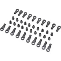 Pótalkatrész RC autó modellekhez Axial UTB18 Capra 1:18 RTR: rúdvégek M3 (20 db)