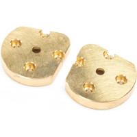 Pótalkatrész RC autó modellekhez Axial UTB18 Capra 1:18 RTR: gantry sebességváltó fedele sárgaréz(30g) (2 db)