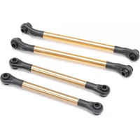 Pótalkatrész RC autó modellekhez Axial UTB18 Capra 1:18 RTR: első geometriarudak, alumínium.