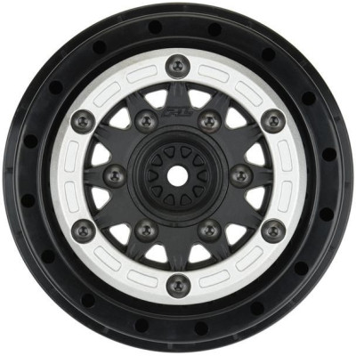 Pro-Line disk 2.2/3.0" Raid bead lock H12/H14 SC stříbrno-černý (2)