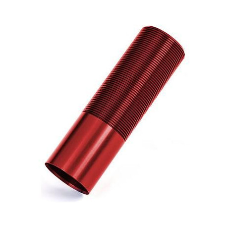 Traxxas tělo tlumiče hliníkové červeně eloxované (1)