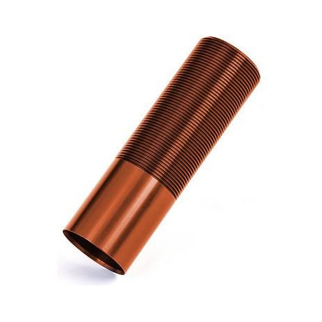 Traxxas tělo tlumiče hliníkové oranžově eloxované (1)