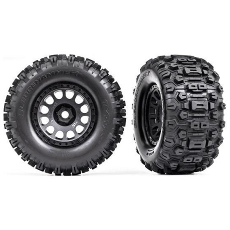 Traxxas kolo, disk XRT Race, pneu Maxx Sledgehammer (pár)