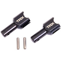 Pótalkatrész Traxxas Sledge 4WD TQi-hez: központi differenciálmű HD kimeneti tengelye, edzett acél (2 db), 2,5x12mm-es csap (2 db).