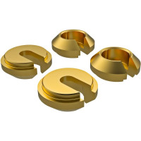 Tuning alkatrész Traxxas TRX-4M RC autómodellekhez: kipufogócsésze sárgaréz (4 db).