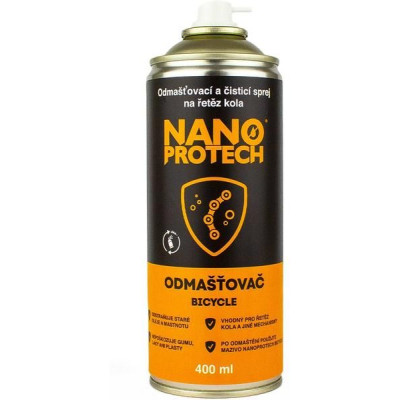 NANOPROTECH BICYCLE odmašťovací a čistící sprej na řetěz 400ml