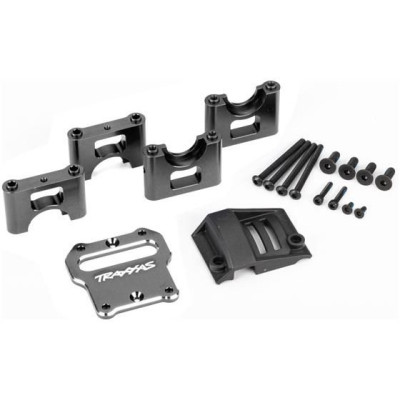 Traxxas lože centrálního diferenciálu hliníkové šedě eloxované