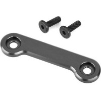 Traxxas szárny alátét alumínium szürke eloxált (6061-T6). 2x 4x12 mm FCS csavar.