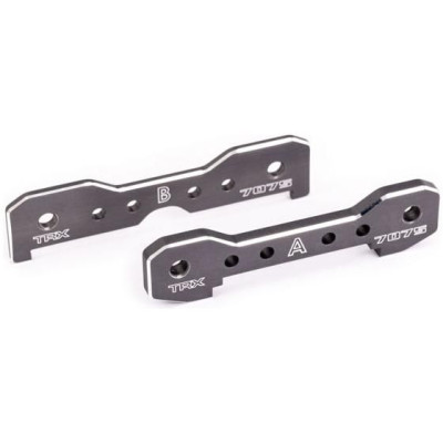 Traxxas spojka ramen přední hliníková šedě eloxovaná (pro Sledge)