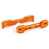 Traxxas első alumínium első kar kuplung narancssárga eloxált (Sledge-hez). Könnyű és tartós 7075-T6 alumíniumból készült.