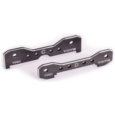 Traxxas spojka ramen zadní hliníková šedě eloxovaná (pro Sledge)