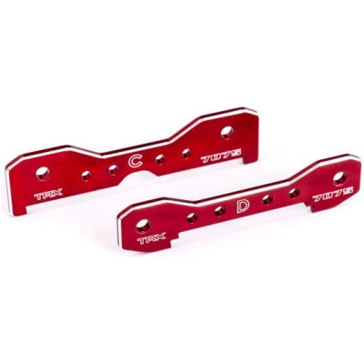 Traxxas spojka ramen zadní hliníková červeně eloxovaná (pro Sledge)