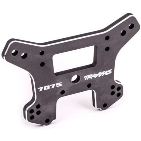 Traxxas vež tlumičů zadní hliníková šedě eloxovaná (pro Sledge)