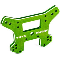Traxxas hátsó alumínium lengéscsillapító tartó torony zöld eloxált (Sledge-hez). Könnyű és tartós 7075-T6 alumíniumból készült.