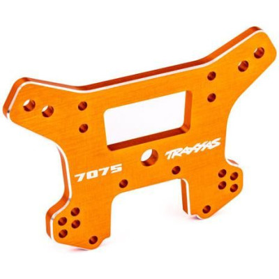 Traxxas vež tlumičů zadní hliníková oranžově eloxovaná (pro Sledge)