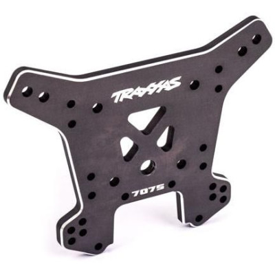 Traxxas vež tlumičů přední hliníková šedě eloxovaná (pro Sledge)