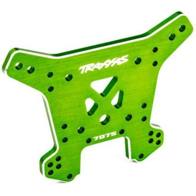 Traxxas vež tlumičů přední hliníková zeleně eloxovaná (pro Sledge)