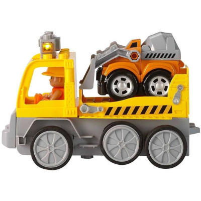 Autíčko REVELL 23003 JUNIOR - Tow Loader with excavator - 40 MHz