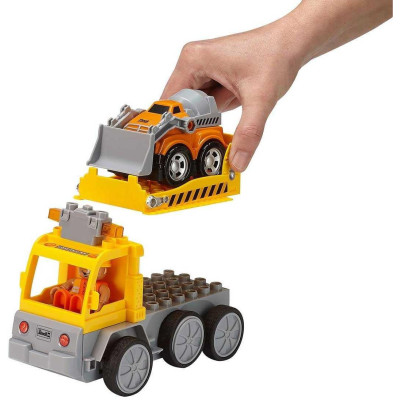 Autíčko REVELL 23003 JUNIOR - Tow Loader with excavator - 40 MHz