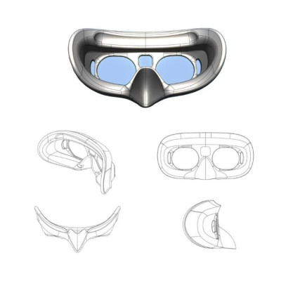 DJI Goggles 2 - Foam Padding and Lens Protector