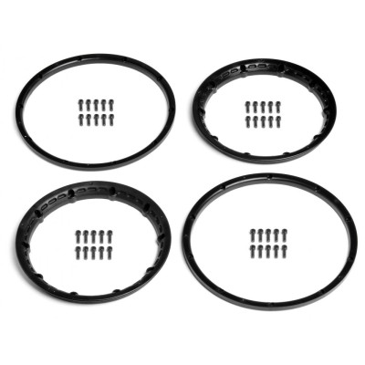 Heavy Duty Wheel Bead Lock Rings (Black/For 2 Whl)