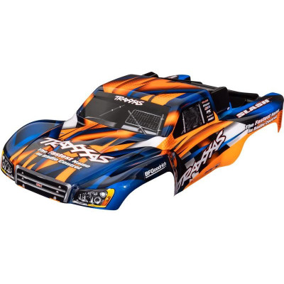 Traxxas karosérie Slash 2WD oranžovo-modrá