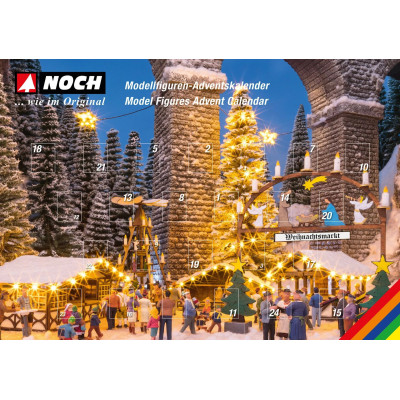 NOCH H0 - adventný kalendár s figúrkami 2022