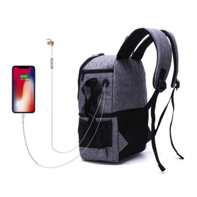 Double-Layer DIY Camera Backpack (Black)