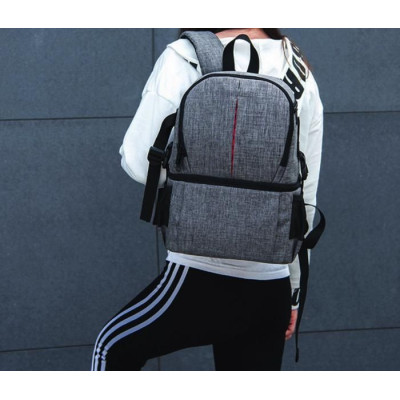 Double-Layer DIY Camera Backpack (Black)