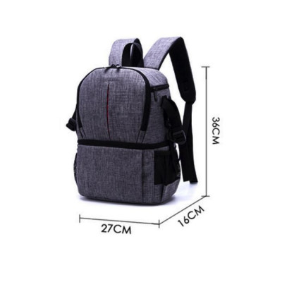 Double-Layer DIY Camera Backpack (Black)