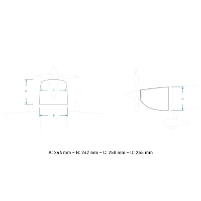 73" Laser 1850mm 35cc Zeleno-Černý
