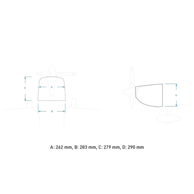 90" Extra NG 2290mm 60cc Červeno-Modrá