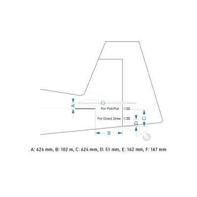 90" Extra NG 2290mm 60cc Červeno-Modrá
