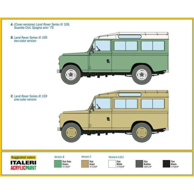 Model Kit auto 6542 – LAND ROVER III 109 „Guardia Civil“ (1:35)