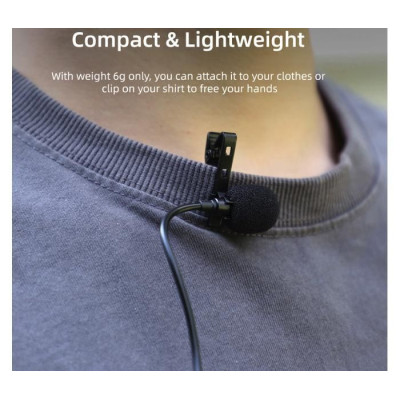 Lavalier Microphone for DJI Osmo Action 3