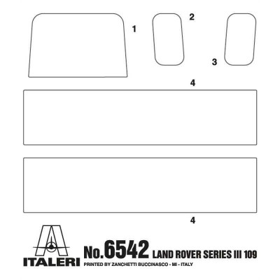 Model Kit auto 6542 – LAND ROVER III 109 „Guardia Civil“ (1:35)